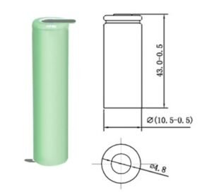 Акумулаторна батерия PROJECT с пластини 1,2V 800mAh AAA (R03) Ni-MH