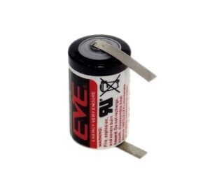 Литиева батерия EVE, пластини, 3,6VDC, 1200mAh, ER14250, 1/2AA