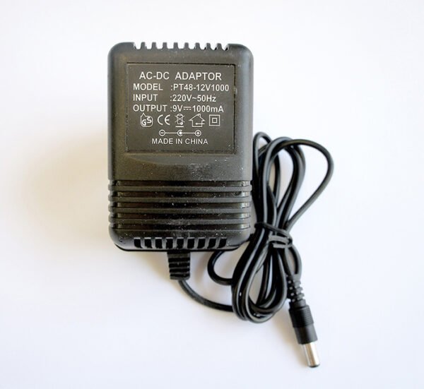 00118-A.jpg Мрежов адаптер нестабилизиран с букса 5,5х2,1 9V 1A 9W