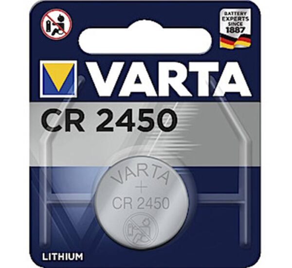 00366-A.jpg Литиева, плоска батерия VARTA, 3VDC, CR2450, DL2450