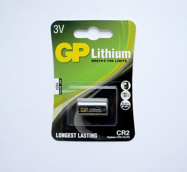 Литиева, батерия за фотоапарат GP, 3VDC, CR2, DLCR2, 1CR2
