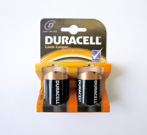 Алкална батерия DURACELL, 1,5VDC, D, LR20