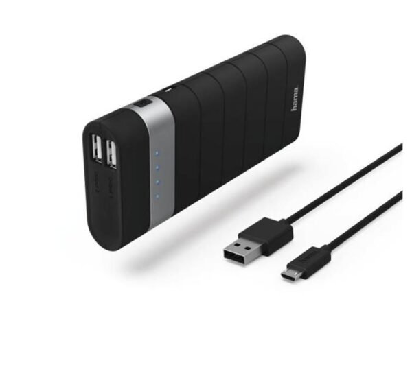 Power bank HAMA, акумулаторна батерия, преносима, 15000mAh