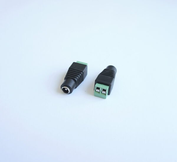 Букса захранваща, за кабел, с болт, 5,5x2,1mm(ж)