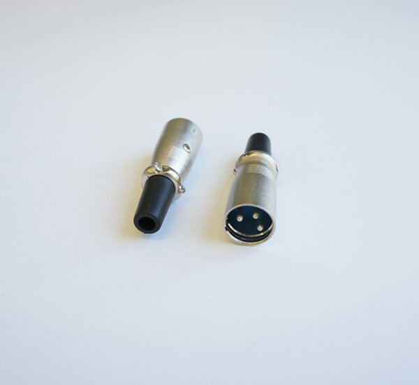 Букса за кабел, метална, CANON(м), черна