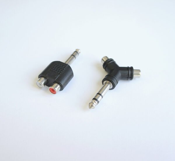 SONY DSC Букса преходна STEREO 6,3mm JACK(м)/2xRCA(ж)