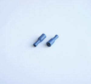 Кабелен конус женски с изолация син Ф5mm/2,5mm2