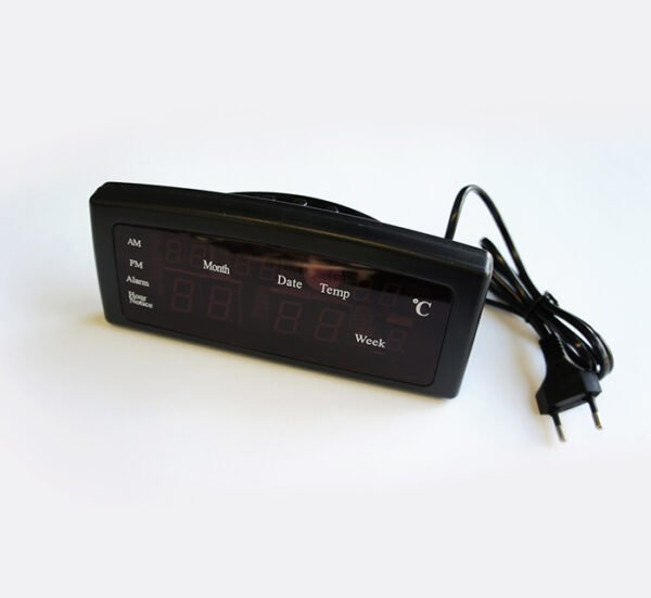 SONY DSC Настолен LED часовник CX-868, термометър, календар, вътрешно ползване, -9°C до 50°C