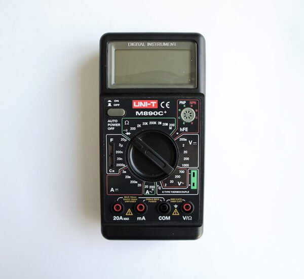 Мултицет 890C, термосонда, зумер, VAC/VDC, AAC/ADC, OHM, NCV, °C, F