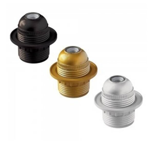 Фасунга висяща ринг за абажур бакелитова с цокъл E27