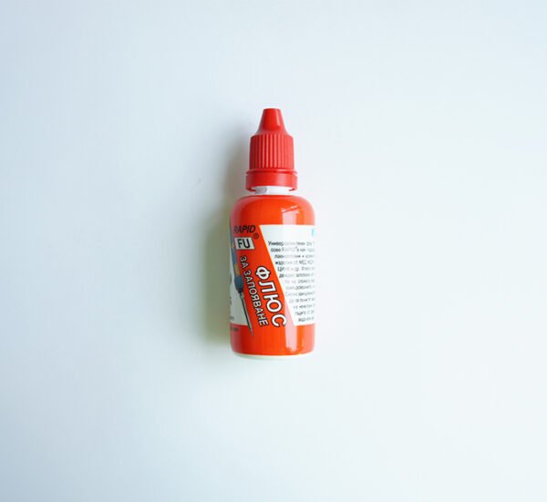 Български флюс RAPID, червен, запояване, FU, 40ml