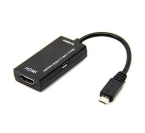 Кабел с конвертор MHL, преобразувател, HDMI(ж), MICRO USB(м), 0,15m