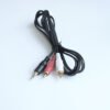 Кабел за аудио, STEREO, 3,5mm JACK(м), 2xRCA(м), черен, 1,5m