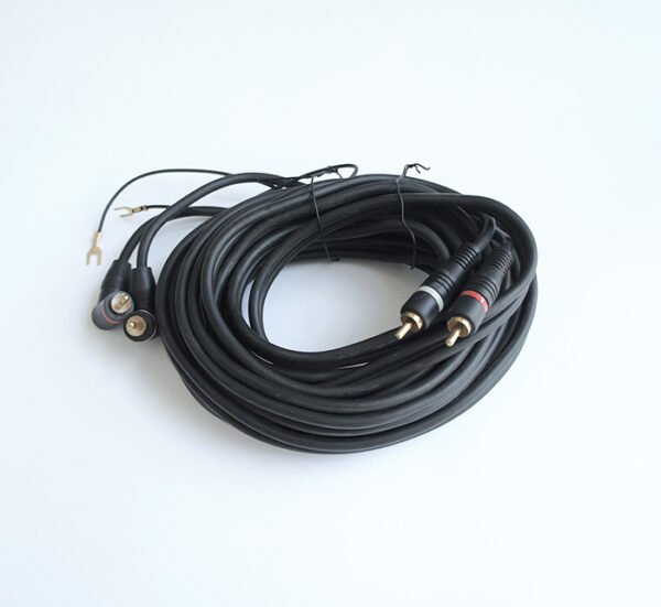 Кабел с високо качество, управление, 2xRCA(м), 2xRCA(м), ъглови/прави, 5m