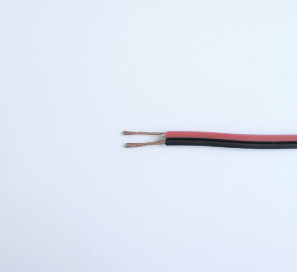 SONY DSC Кабел за тонколони Alien, черно, червено, CCA, 2x1mm2