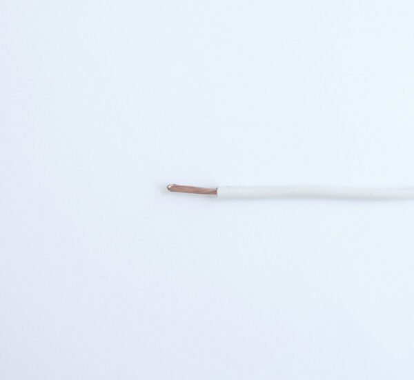 SONY DSC Силиконов проводник едножилен бял ПВ А2 1x1,5mm2