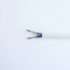 Кабел двужилен, захранващ, меден, мрежови, бял, ШВПС-Б, Cu, 2x1,5mm2
