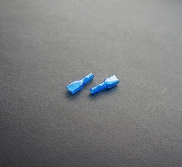 Капачка/маншон за кабелна обувка силиконова синя 6,3mm