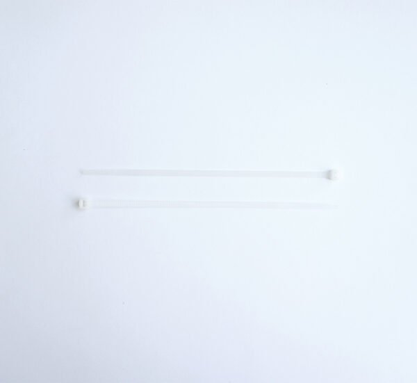 Кабелна превръзка, опашка, бяла, 9x600mm