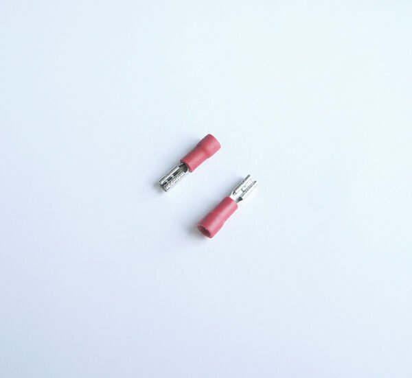 Кабелна обувка женска с изолация червена 2,8mm/1,5mm2