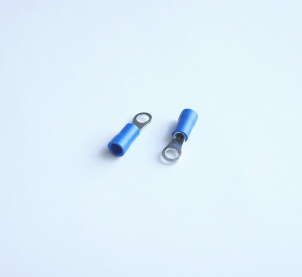 Кабелно ухо с изолация синьо Ф4mm/2,5mm2