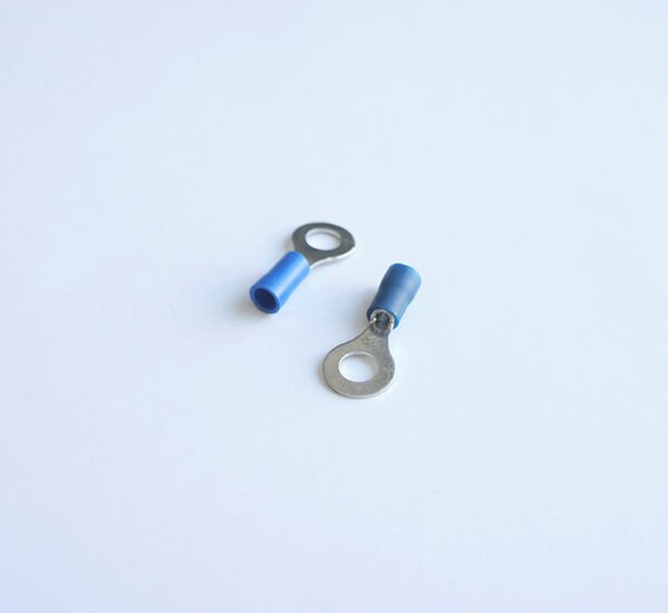 Кабелно ухо с изолация синьо Ф6mm/2,5mm2