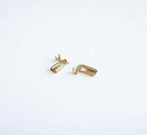 Кабелна обувка ъглова женска метална 4,8mm/1,5mm2