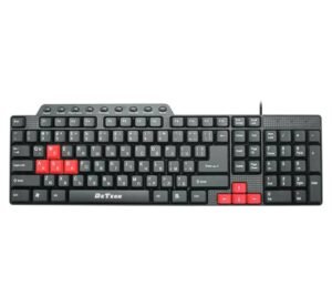Мултимедийна клавиатура Detech USB 1,2m