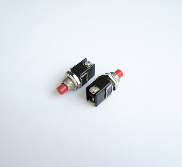 Бутон PBS-13B, незадържащ, НО, черен, 250VAC, 4A, SPST, Ф12mm