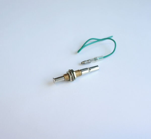 SONY DSC Автомобилен бутон за аларми, незадържащ, НЗ, метален, 12V, 20A, Ф6mm