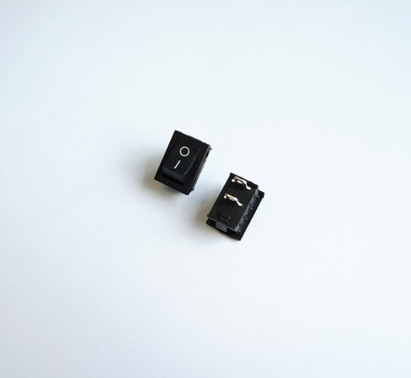 SONY DSC Ключ RS601, 2pin, 2 положения, черен, 250VAC, 10A, 19x13mm