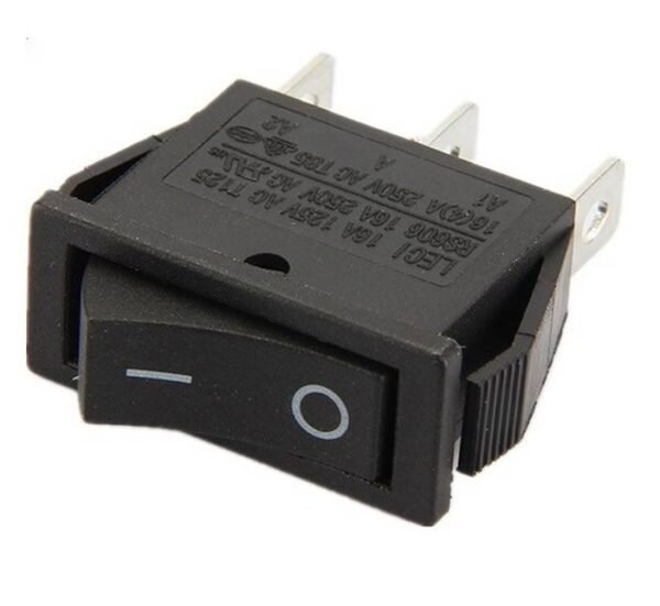 05811-A.jpg Ключ, 3pin, 2 положения, черен, 250V, 20A, 28x11mm
