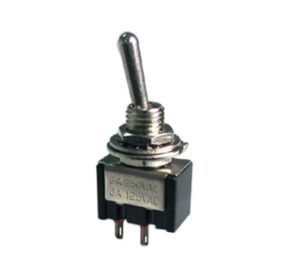 Ключ с лост SMTS-101, 2pin, 2 положения, кафяв, 250VAC, 1,5A, Ф5mm