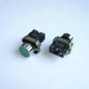 Бутон BA31 незадържащ НО зелен 250V 3A Ф22mm