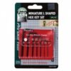 Имбусни (шестограми) ключове 8PK-022 Г-образни комплект 7бр. 0,7 - 3mm