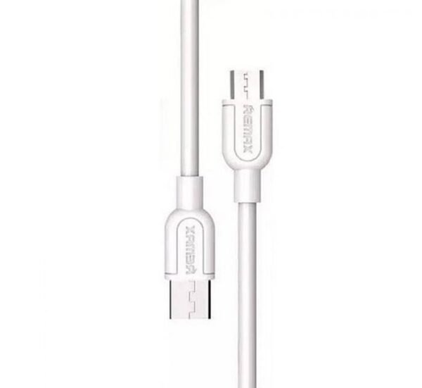 06123-A.jpg Кабел, бързо зареждане, бял, USB-A(м), MICRO USB(м), 1m, 2.1A