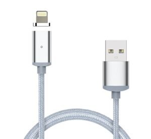 Кабел QH-C3670, магнитен, USB-A(м), MICRO USB(м), 1m, 2.1A