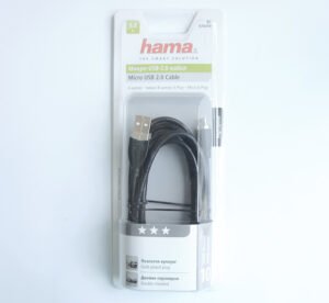 Кабел с високо качество HAMA USB-А(м)/MICRO USB(м) 1,8m