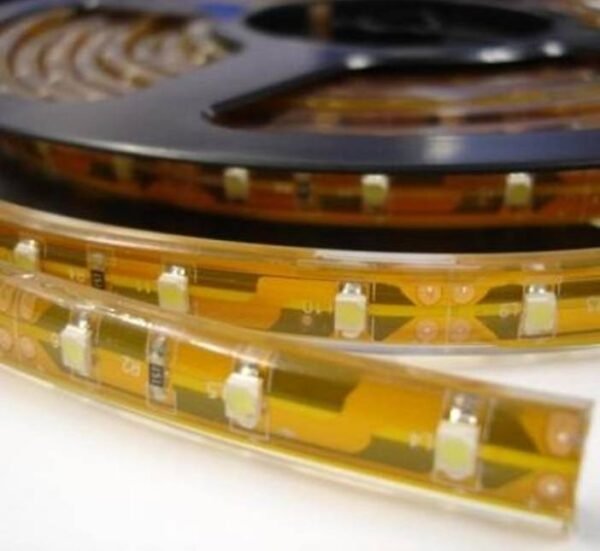 Светодиодна лента с 60 диода IP44 самозалепваща студено бяла 12V 4,8W