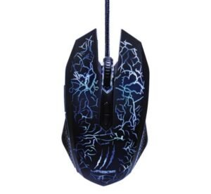 Оптична геймърска мишка, Reaper 250, светеща, RGB, USB, DPI=6200