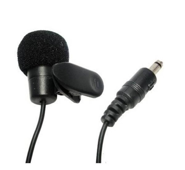 Мини микрофон динамичен HAMA за ревер с щипка, клипс 2m