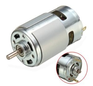 Електрическо моторче V775, кръгло, 12VDC, 3700rpm, Ф45x65mm