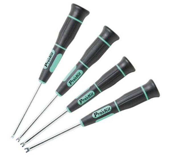 Отвертки вилки комплект SD-2404, S4-S10x70mm, 4 бр.