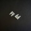 Автомобилен предпазител голям бял 28x33mm 80A