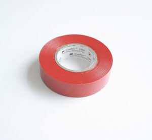 PVC, изолирбанд лента, червена, 19mm, 20m