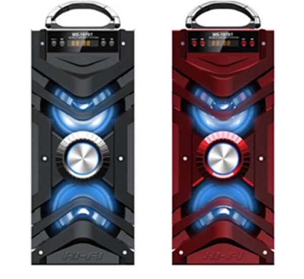 09306-A.jpg Преносима активна тонколона KTС-1048 2x4" с вграден усилвател и блутуут 20W