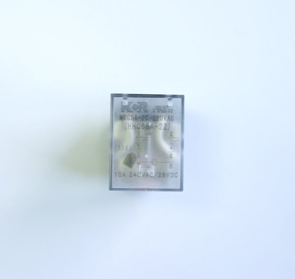Реле NNC68A-2Z, 220VAC, 10A, 2 контактни групи, 240VAC