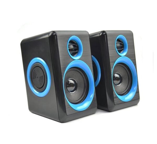 Компютърни тонколони FT-165 синьо/черни 2x5W