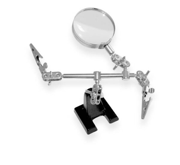 18319-A.jpg Трета ръка ZD-10, 6 точки на огъване, щипки, лупа, 60mm