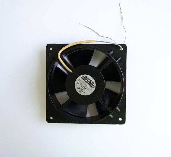 SONY DSC Български вентилатор BA12/2K, метален, аксиален, лагер 220V, 0,125A, 130х130х40mm, 150m3/h